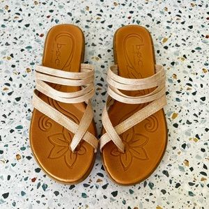 BOC Strapy slip on sandals - size 7